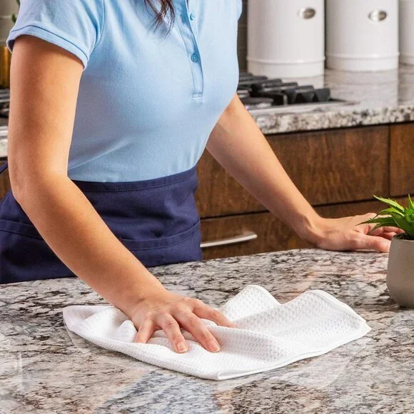 Fall Leaves Kitchen Towel Set, Autumn Breeze Floral Dish Towels, Autumn Towel - Picture 8 of 10